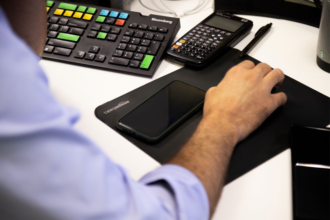 teclado bloomberg e calculadora